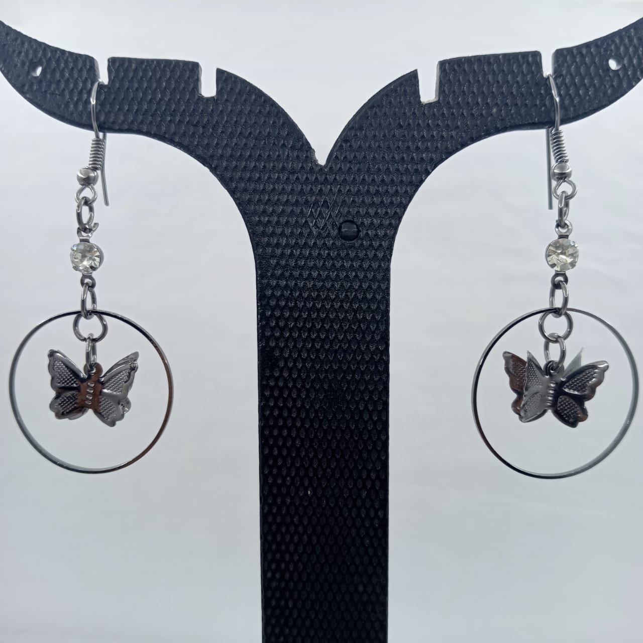 Women's Butterflies in Ring Earrings